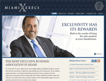 Tablet Screenshot of miamiexecs.org